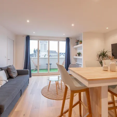 Appt Premium Centre Chateau Terrasse 2 Chambres 6P Vue Exceptionnelle Caen Extérieur photo
