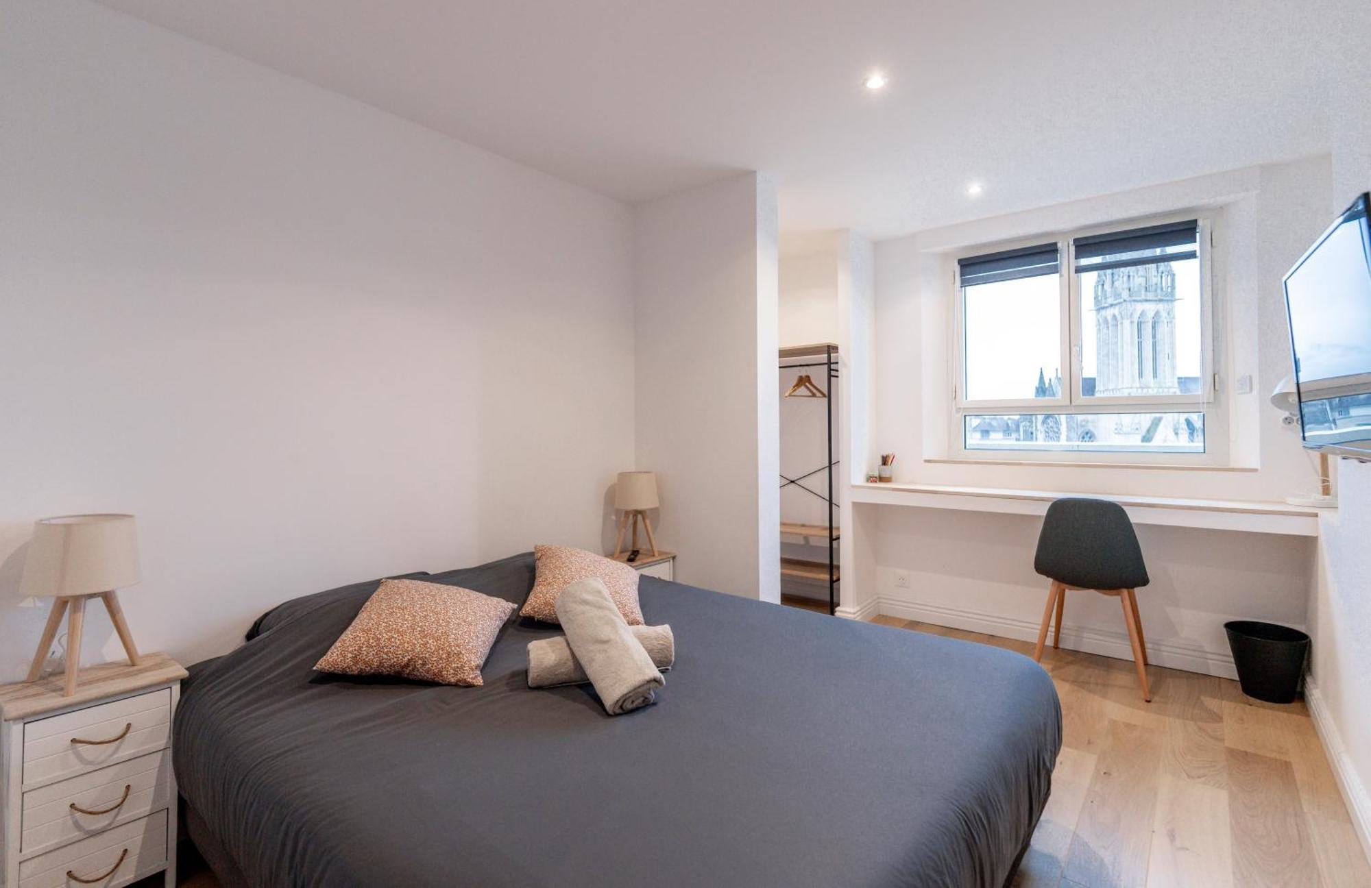 Appt Premium Centre Chateau Terrasse 2 6p Vue Exceptionnelle Apartment Caen
