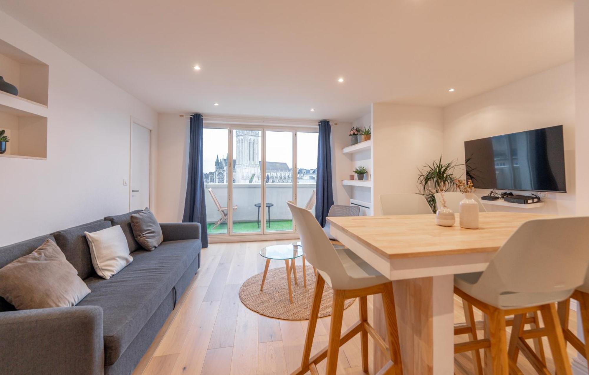 Appt Premium Centre Chateau Terrasse 2 6p Vue Exceptionnelle Appartement Caen